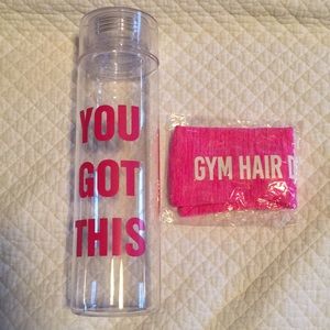 DONATED❤️Water bottle and hair band bundle